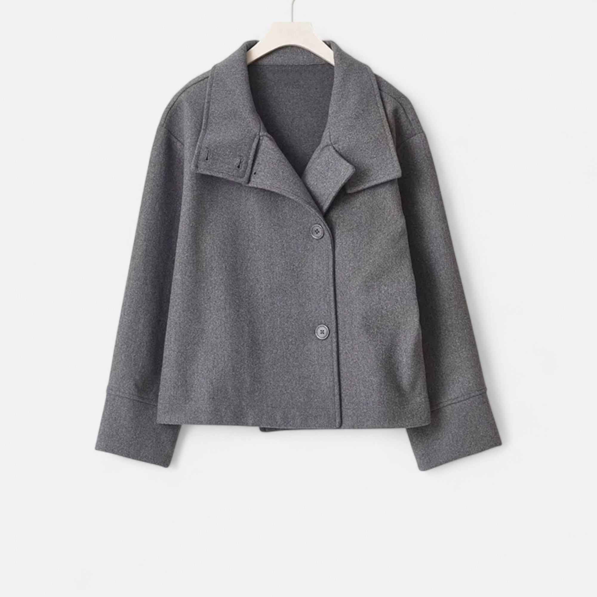 Ancient World | Women's Short Coat High Collar Chic