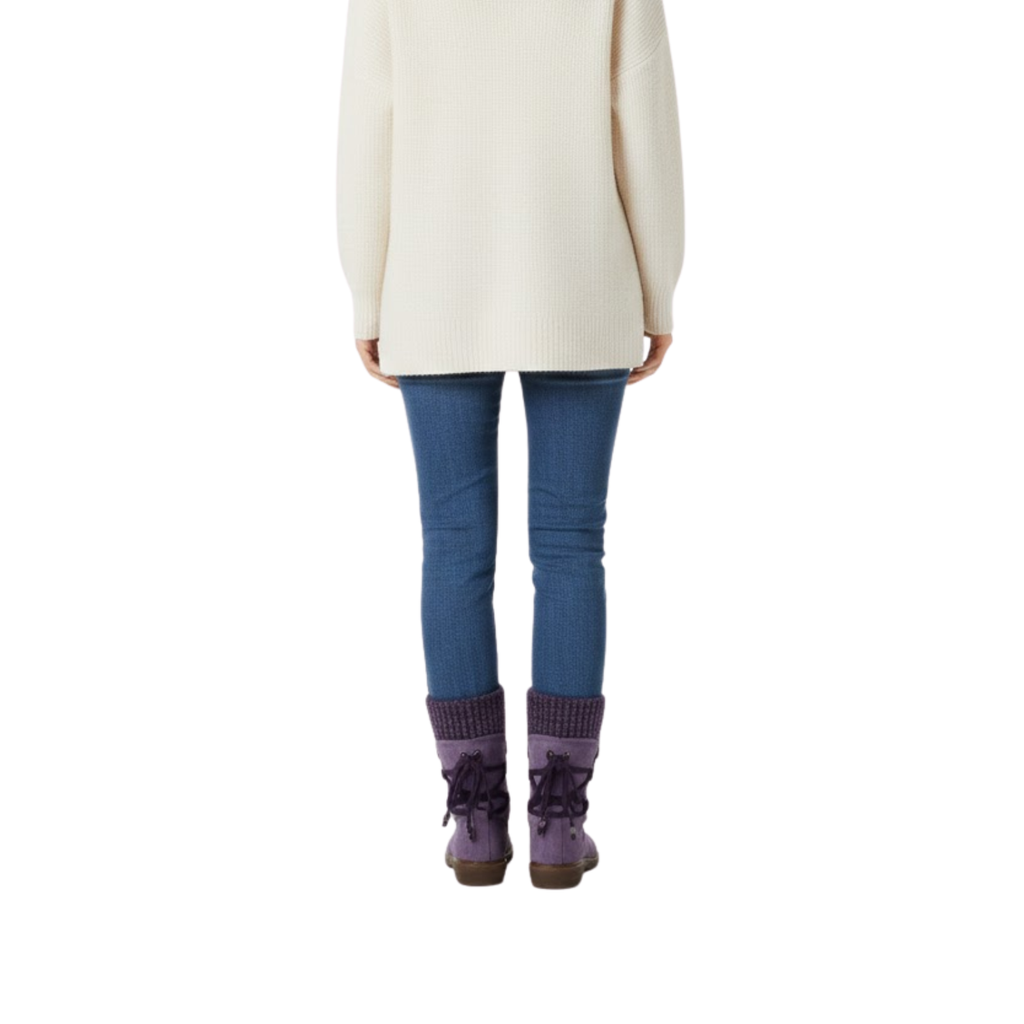Women's Mid-Calf Winter Boots in Suede – Warm and Trendy Snow Boots