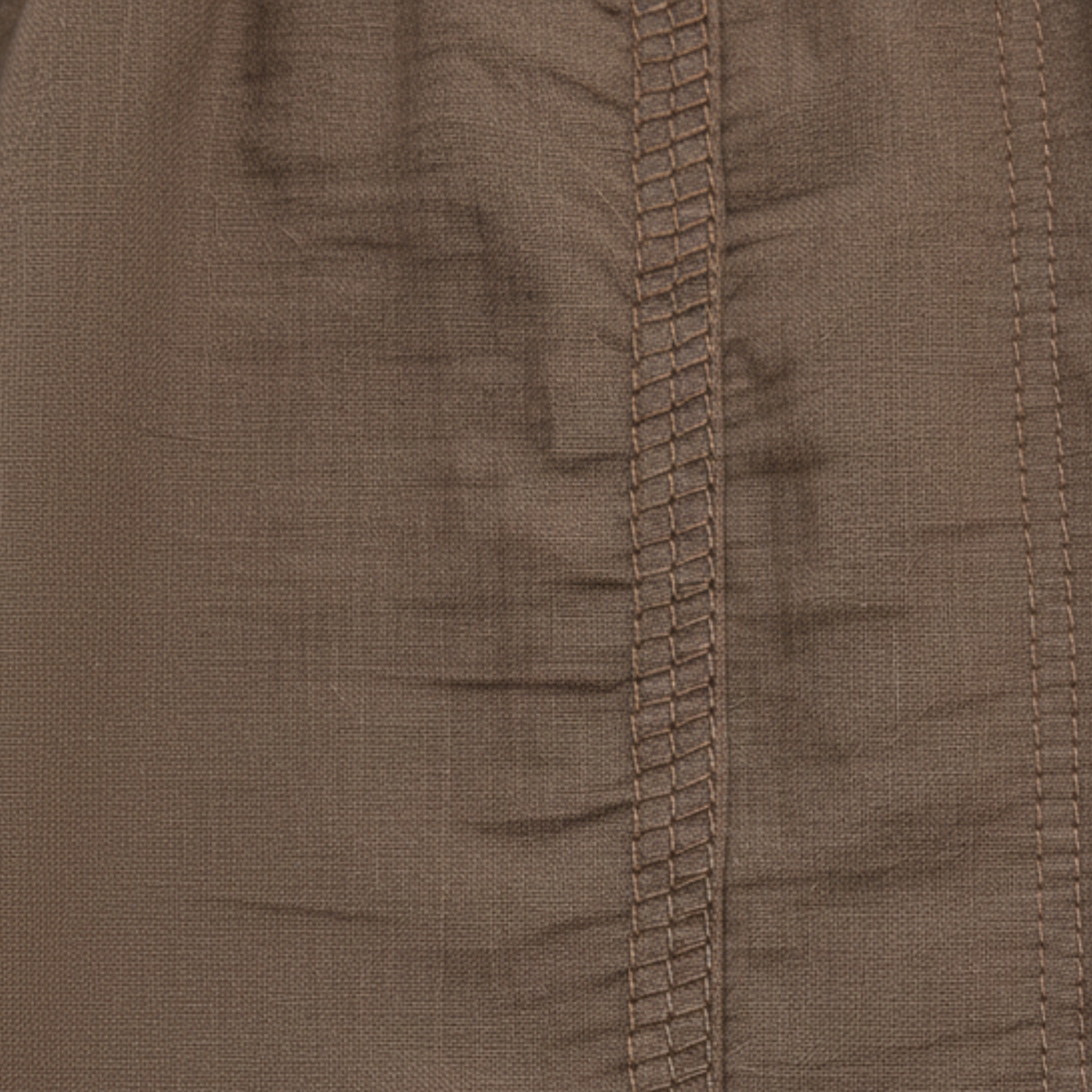 Women's Maxi Skirt in Cotton and Linen, High Elastic Waist, Flared Cut, Ankle Length