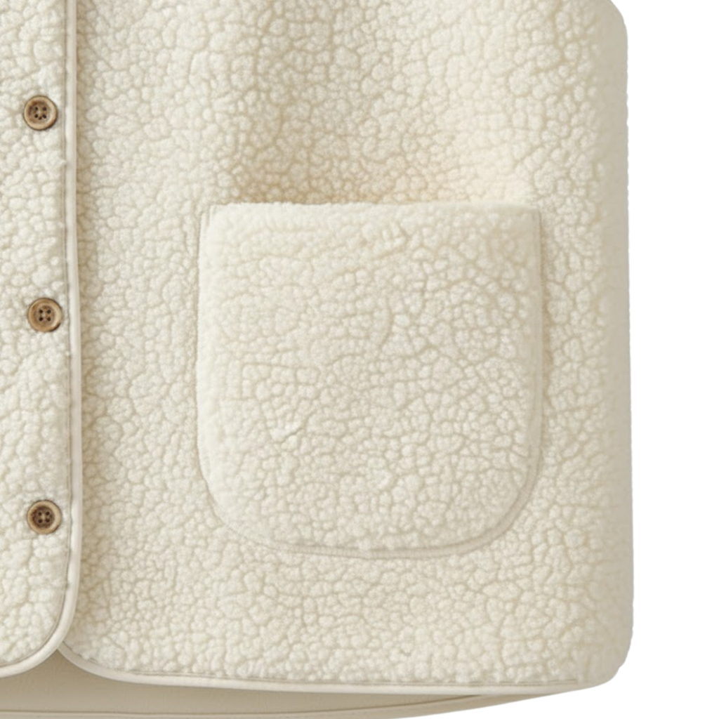 Women's Sleeveless Teddy Fleece Vest Outerwear
