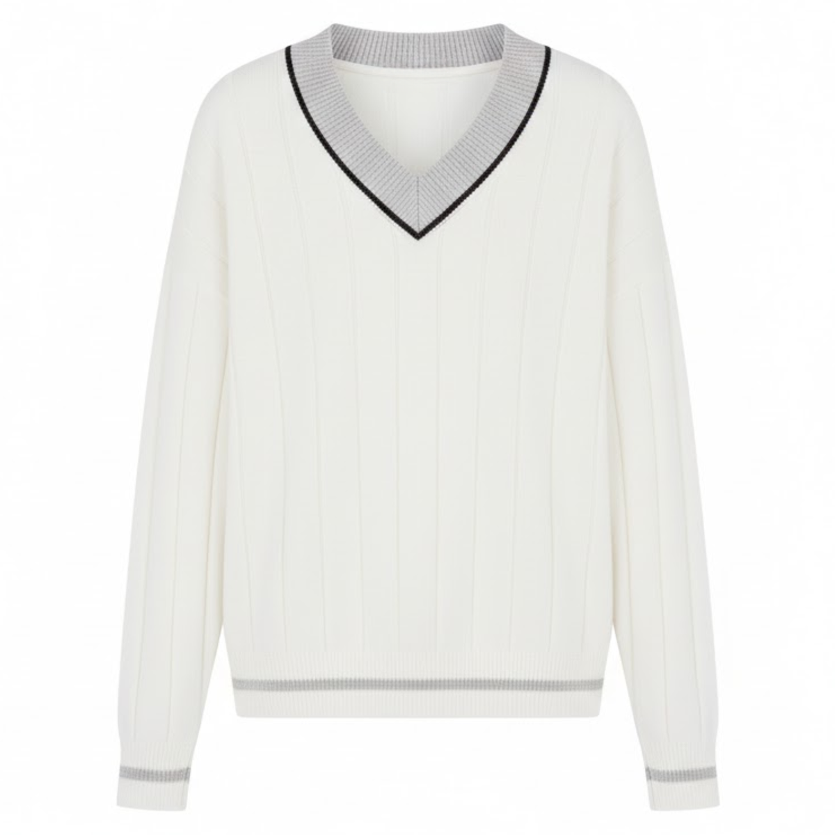 Women's knitted twisted stitch buttoned vest with warm elegant casual V-neck collar