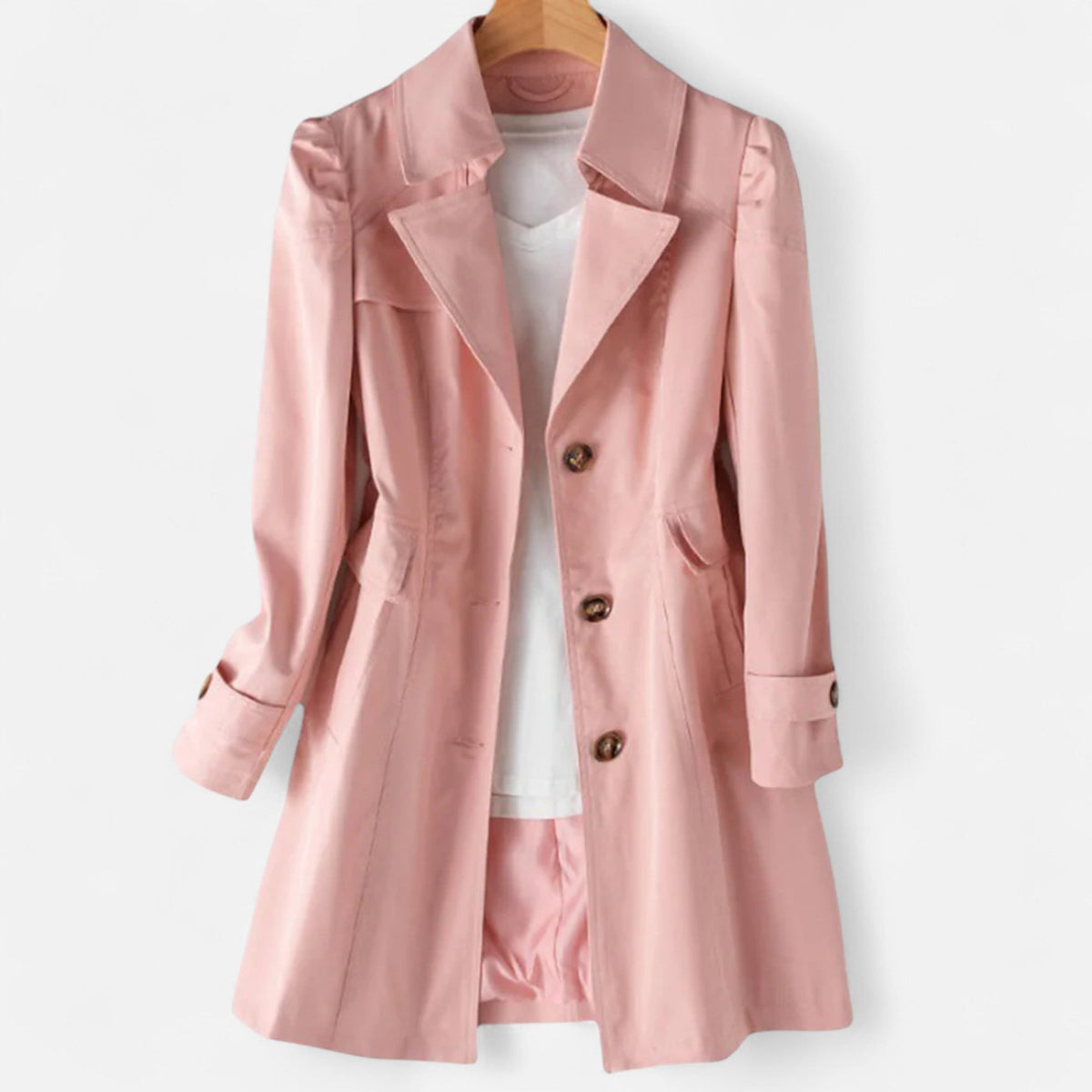 Ancient World | Timeless Women's Trench Coat Belted Inherited Elegance