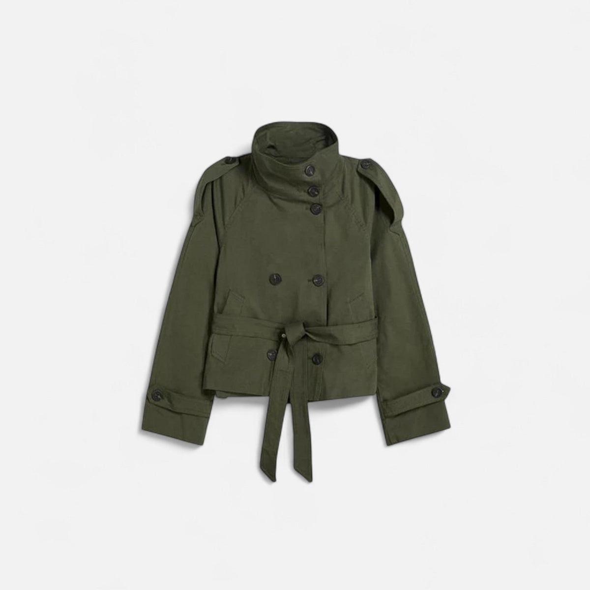 Ancient World | Women's Short Belted Trench Coat